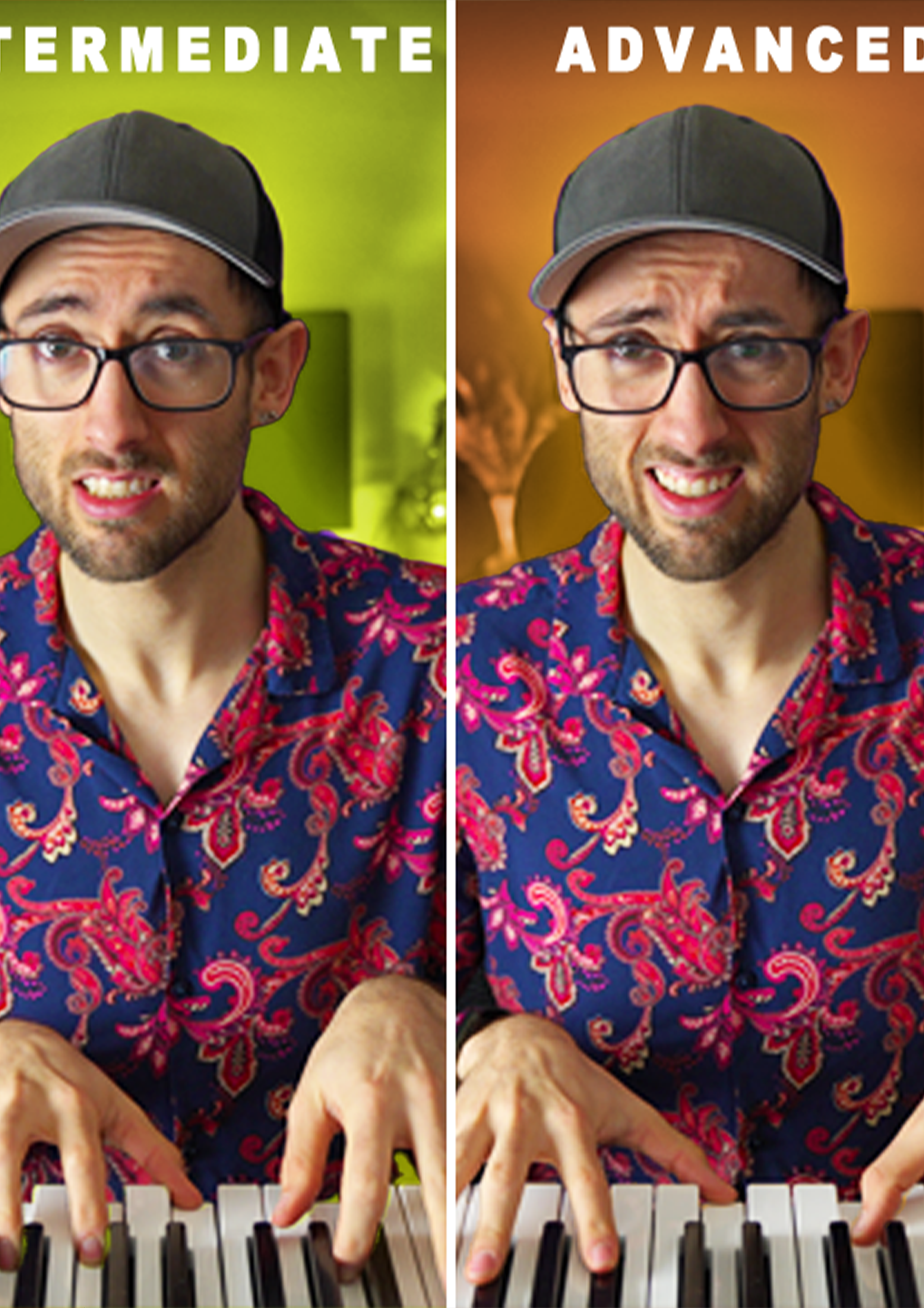 4 Levels of CHORD PATTERNS On The Piano!