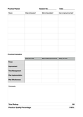 Practice Planner Template